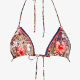 Leo Allures Triangle Bikini Top - Wild Tropics - Simply Beach UK