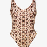 Leo Allures Tie Back Swimsuit - Wild Tropics - Simply Beach UK