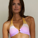 Ombre Flow Halter Bikini Top - Gelato Hues - Simply Beach UK