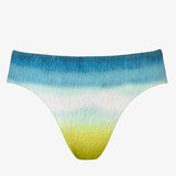 Ombre Flow High Leg Bikini Pant - Aqua Shades - Simply Beach UK