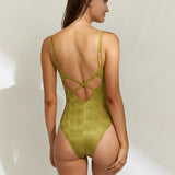 Satin Craft Swimsuit - Shimmering Oasis - Simply Beach UK