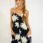 Banana Moon Palmaisie Jonah Romper - Noir and Ecru - Simply Beach UK