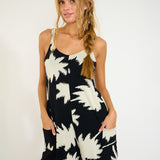 Banana Moon Palmaisie Jonah Romper - Noir and Ecru - Simply Beach UK