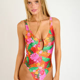 Banana Moon Alamea Malicia Swimsuit - Orange - Simply Beach UK