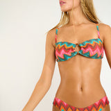 Banana Moon Nalika Myero Bandeau Bikini Top - Orange - Simply Beach UK