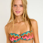 Banana Moon Nalika Myero Bandeau Bikini Top - Orange - Simply Beach UK