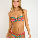 Banana Moon Nalika Myero Bandeau Bikini Top - Orange - Simply Beach UK