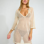 Hayato Octavie Beach Tunic - Ecru - Simply Beach UK