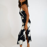 Banana Moon Palmaisie Yaquina Maxi Dress - Noir and Ecru - Simply Beach UK