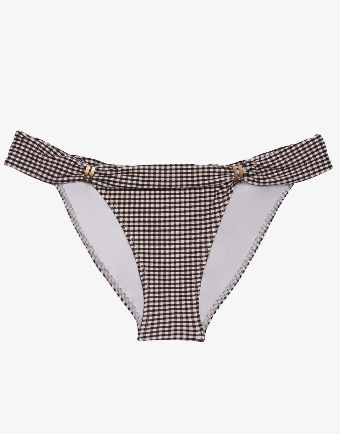 Lupita Bia Tube Bikini Pant - Black Check - Simply Beach UK