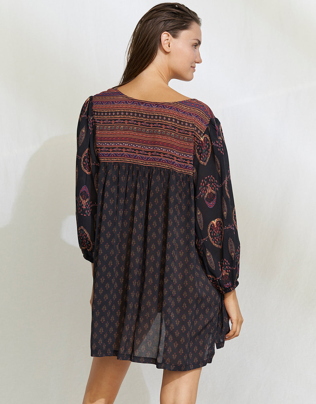 Eclectic Flames Tunic - Black - Simply Beach UK