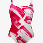 Energy Swimsuit - White/Magenta - Simply Beach UK