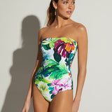 Tropic Bandeau Swimsuit - Tropical - Simply Beach UK
