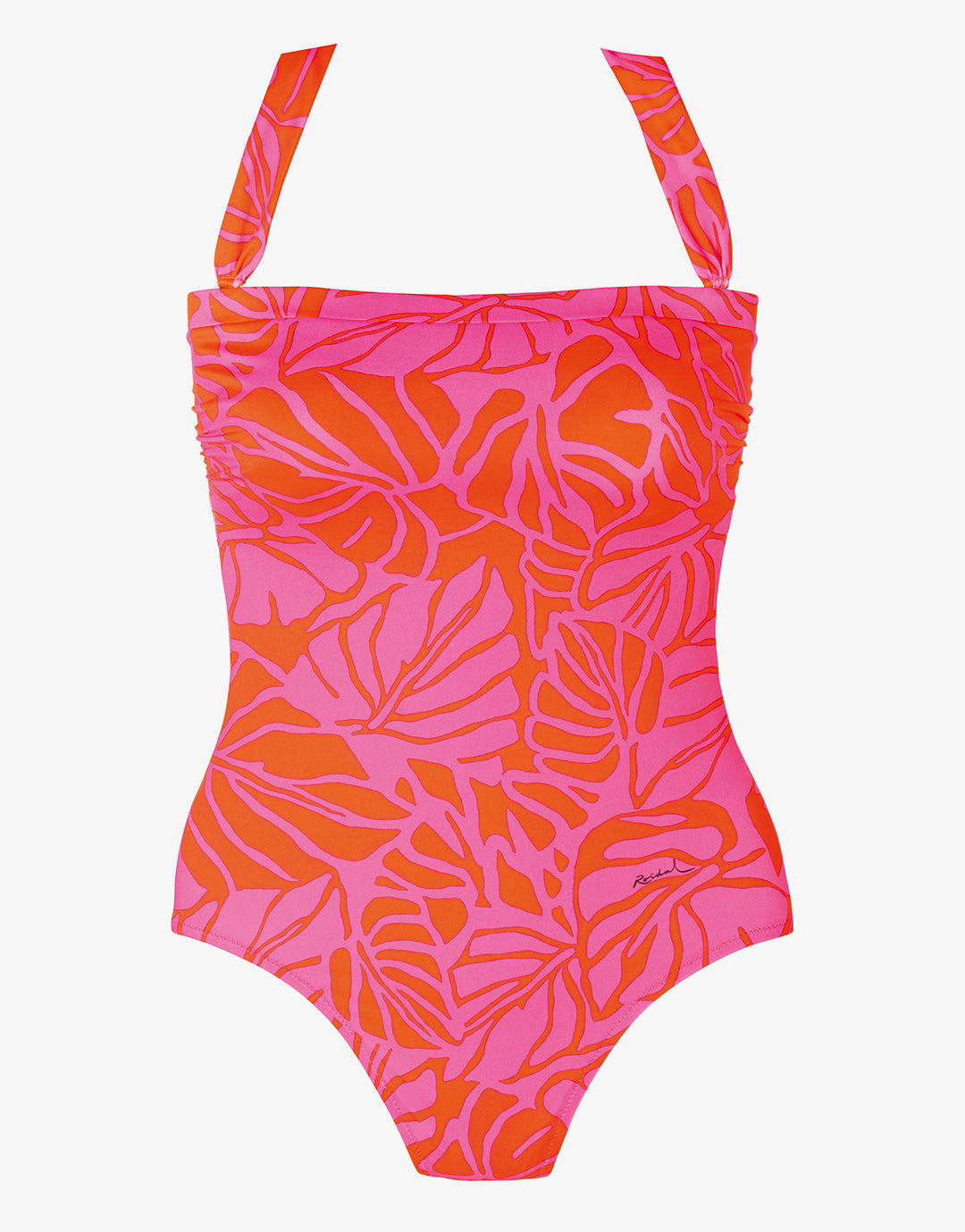 Palma B Cup Bandeau Swimsuit - Pink - Simply Beach UK