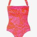 Palma B Cup Bandeau Swimsuit - Pink - Simply Beach UK