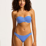 Mesh Effect Hipster Bikini Pant - Azure - Simply Beach UK