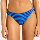 Mesh Effect Hipster Bikini Pant - Sapphire - Simply Beach UK
