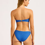 Mesh Effect Hipster Bikini Pant - Sapphire - Simply Beach UK