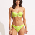 Sienna Loop Side Bikini Pant - Celery - Simply Beach UK