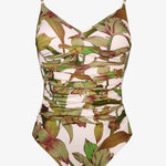 Journey Ruched Swimsuit - Cream Reed - Simply Beach UK