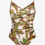 Journey Ruched Swimsuit - Cream Reed - Simply Beach UK