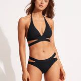 Collective Halter Bikini Top - Black - Simply Beach UK
