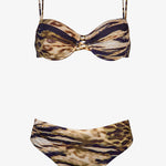 Edge Underwired Bikini Set - Tiger Camo - Simply Beach UK