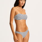 Isla Palm Reversible Hipster Bikini Pant - White - Simply Beach UK