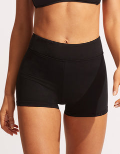 Collective Boyleg Bikini Pant - Black - Simply Beach UK