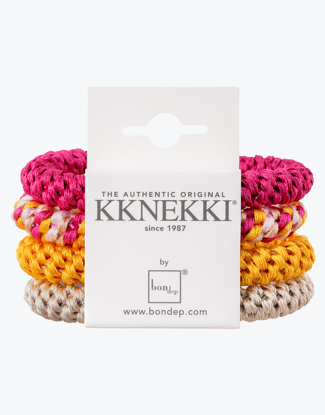 Original Hair Tie Bundle -Ivory, Pink and Golden Yellow - Simply Beach UK