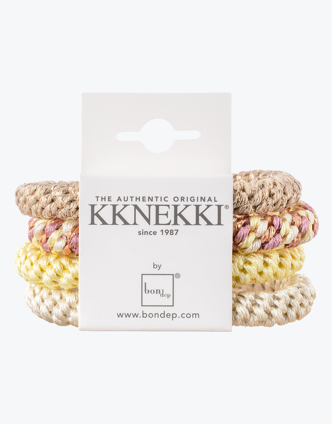Original Hair Tie Bundle - Pale Golds, Yellow and Pink Mix - Simply Beach UK