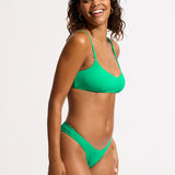 Sea Dive Bralette Bikini Top - Jade - Simply Beach UK
