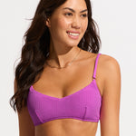 Sea Dive Bralette Bikini Top - Violet - Simply Beach UK