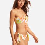 Palm Springs Tie Side Bikini Pant - Limelight - Simply Beach UK