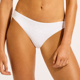 Luna Hipster Bikini Pant - White - Simply Beach UK