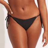 Sea Dive Tie Side Rio Bikini Pant - Black - Simply Beach UK