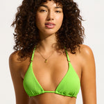 Sea Dive Slide Tri Bikini Top - Jasmine Green - Simply Beach UK