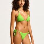 Sea Dive Slide Tri Bikini Top - Jasmine Green - Simply Beach UK