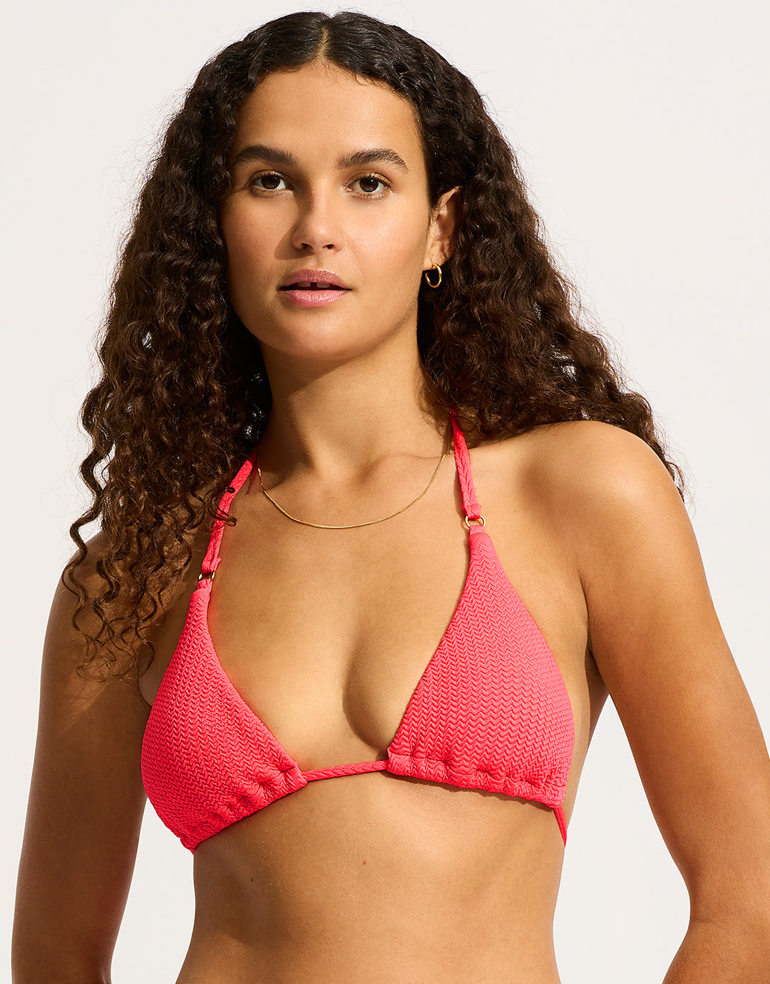 Sea Dive Slide Tri Bikini Top - Snapdragon - Simply Beach UK