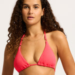 Sea Dive Slide Tri Bikini Top - Snapdragon - Simply Beach UK