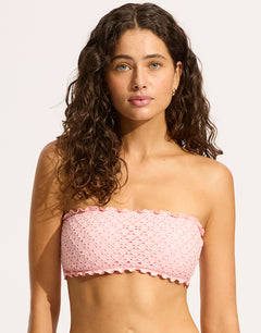 Daydreamer Tube Bikini Top - Dusty Pink - Simply Beach UK