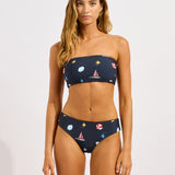 Beach Club Tube Bikini Top - True Navy - Simply Beach UK