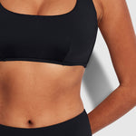 Collective DD Scoop Neck Halter Bikini Top - Black - Simply Beach UK