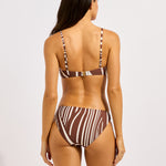 Seafolly Coastline Reversible Hipster Bikini Pant - Cocoa - Simply Beach UK