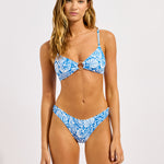 C Shells High Cut Bikini Pant - Sapphire - Simply Beach UK