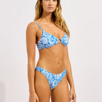C Shells High Cut Bikini Pant - Sapphire - Simply Beach UK