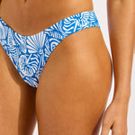 C Shells High Cut Bikini Pant - Sapphire - Simply Beach UK