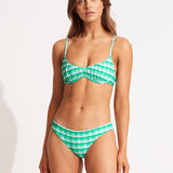 Portofino Sweetheart Underwire Bikini Top - Jade - Simply Beach UK