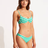 Portofino Sweetheart Underwire Bikini Top - Jade - Simply Beach UK