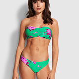 Full Bloom Hipster Bikini Pant - Jade - Simply Beach UK